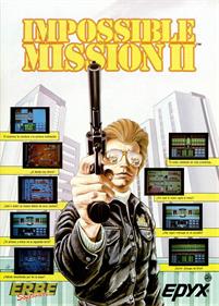 Impossible Mission II - Advertisement Flyer - Front Image