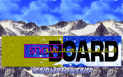 Snow Board Championship - Screenshot - Game Title Image