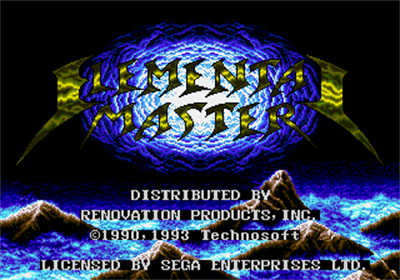 Elemental Master - Screenshot - Game Title Image