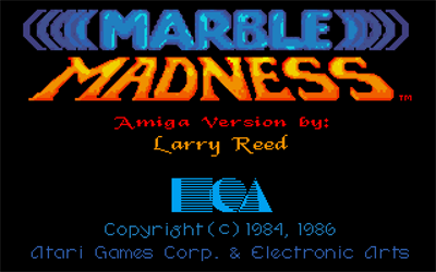 Marble Madness - Screenshot - Game Title Image