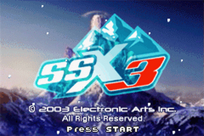 SSX 3 - Screenshot - Game Title Image