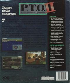 P.T.O.: Pacific Theater of Operations II - Box - Back Image