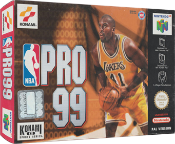 NBA in the Zone '99 - Box - 3D Image