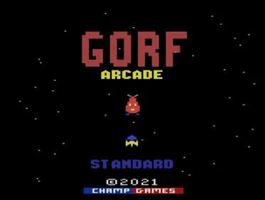 Gorf Arcade - Screenshot - Game Title Image