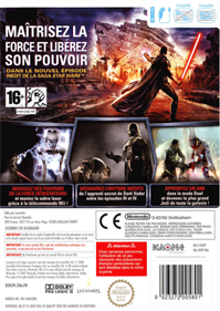 Star Wars: The Force Unleashed - Box - Back Image