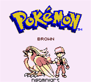 Pokémon Brown Version - Screenshot - Game Title Image