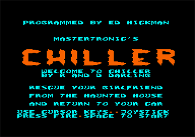 Chiller - Screenshot - Game Title Image