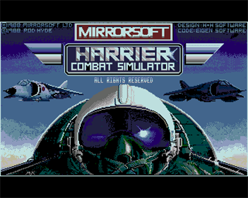 Harrier Combat Simulator - Screenshot - Game Title Image