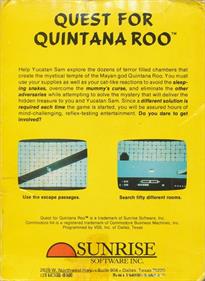Quest for Quintana Roo - Box - Back Image