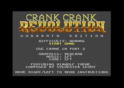 Crank Crank Revolution: Gubbdata Edition - Screenshot - Game Title Image