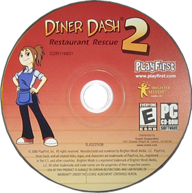 Diner Dash 2: Restaurant Rescue - Disc Image