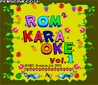 Rom Rom Karaoke: Volume 2 - Screenshot - Game Title Image