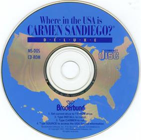 Where in the USA Is Carmen Sandiego? Deluxe - Disc Image