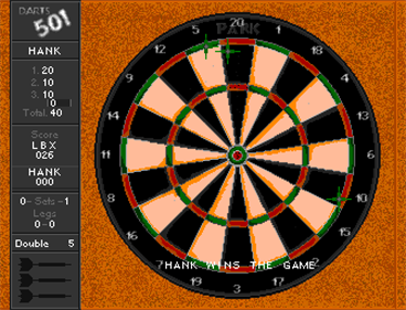 Darts 501 - Screenshot - Game Over Image