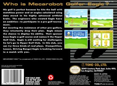Mecarobot Golf - Box - Back Image