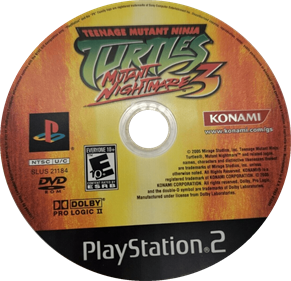 Teenage Mutant Ninja Turtles 3: Mutant Nightmare - Disc Image