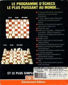 The Chessmaster 2000 - Box - Back Image