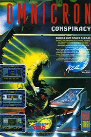 Omnicron Conspiracy - Advertisement Flyer - Front Image