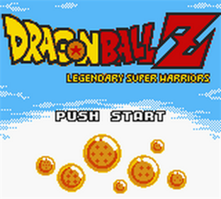 Dragon Ball Z: Legendary Super Warriors - Screenshot - Game Title Image