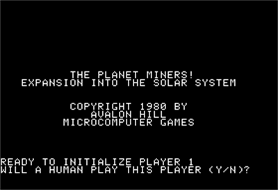 Planet Miners - Screenshot - Game Select