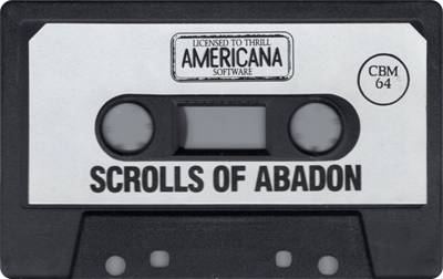 The Scrolls of Abadon - Cart - Front Image