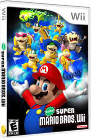 Another Super Mario Bros. Wii - Box - 3D Image
