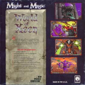 Might and Magic: World of Xeen - Box - Back Image