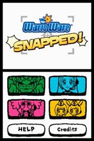 WarioWare: Snapped! - Screenshot - Game Title Image