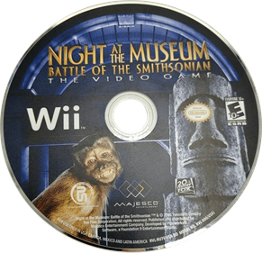 Night at the Museum: Battle of the Smithsonian: The Video Game - Disc Image