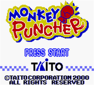 Monkey Puncher - Screenshot - Game Title Image