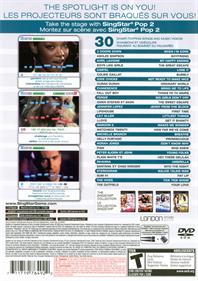 SingStar: Pop Vol. 2 - Box - Back Image