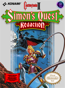 Castlevania II: Simon's Quest Redacted - Fanart - Box - Front Image