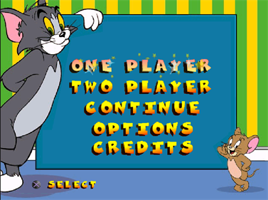 Tom and Jerry in House Trap - Screenshot - Game Select