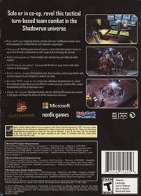 Shadowrun Chronicles: Boston Lockdown - Box - Back Image