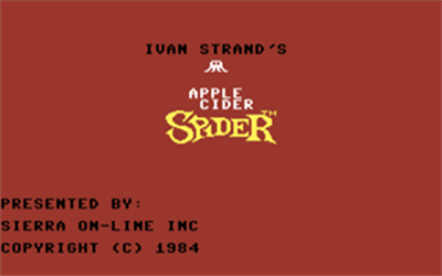 Apple Cider Spider - Screenshot - Game Title Image