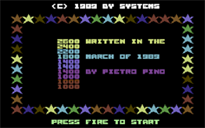 Freeway (Systems Editoriale) - Screenshot - High Scores Image