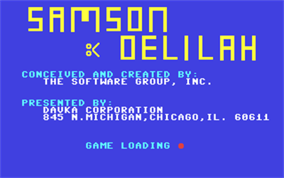Samson & Delilah - Screenshot - Game Title Image