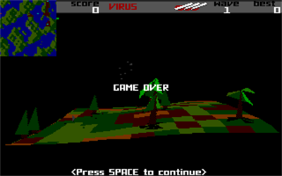 Virus - Screenshot - Game Over Image