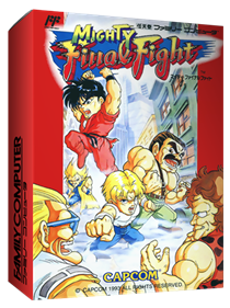 Mighty Final Fight - Box - 3D Image