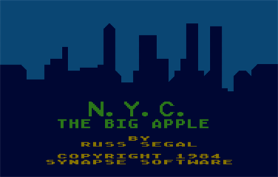 N.Y.C.: The Big Apple - Screenshot - Game Title Image