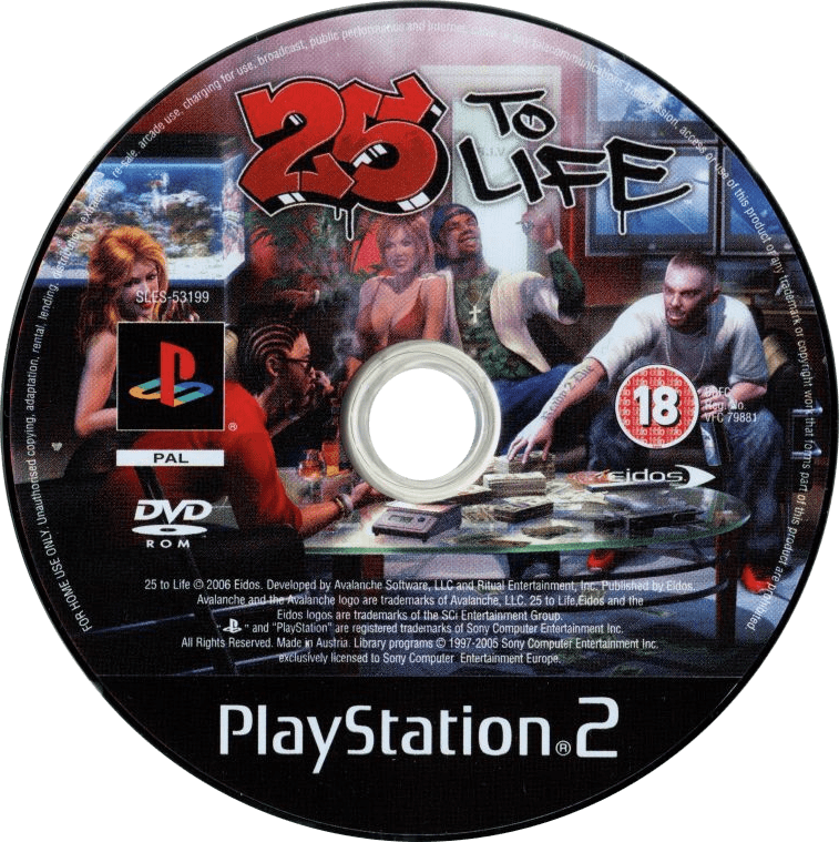 25 to Life - PlayStation 2 PS2 - Used - Disc Only - PNP Games Online Store