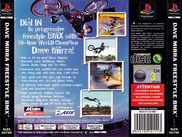 Dave Mirra Freestyle BMX - Box - Back Image