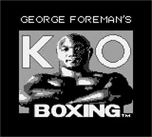 George Foreman's KO Boxing - Screenshot - Game Title Image