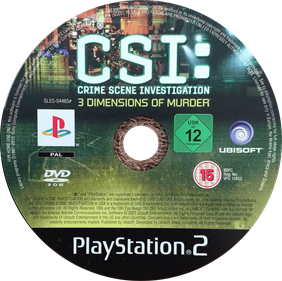 CSI: 3 Dimensions of Murder - Disc Image