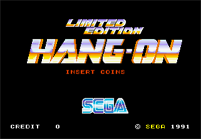 Limited Edition Hang-On - Screenshot - Game Title Image