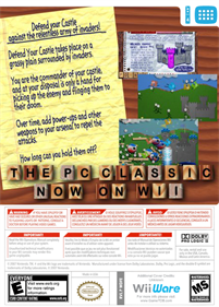 Defend Your Castle - Box - Back Image