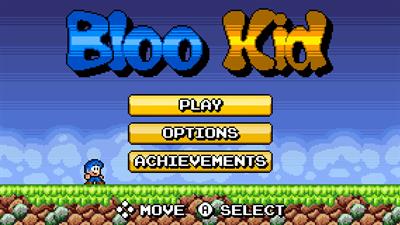 Bloo Kid - Screenshot - Game Title Image