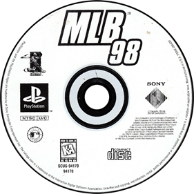 MLB 98 - Disc Image