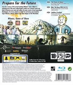 Fallout 3 - Box - Back Image