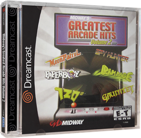 Midway's Greatest Arcade Hits Volume 2 - Box - 3D Image